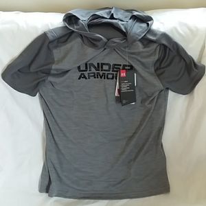 Under armour boys short sleeve hoodie